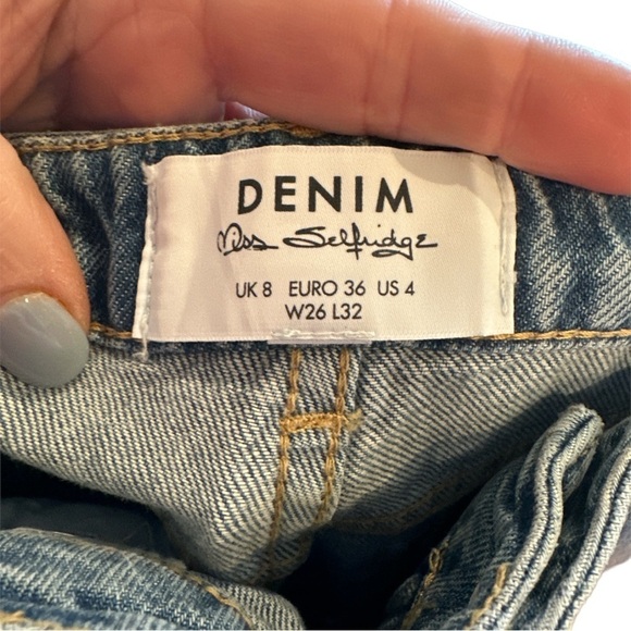 NWT - Miss Selfridge Straight Leg Jeans - size 4 - Picture 5 of 5